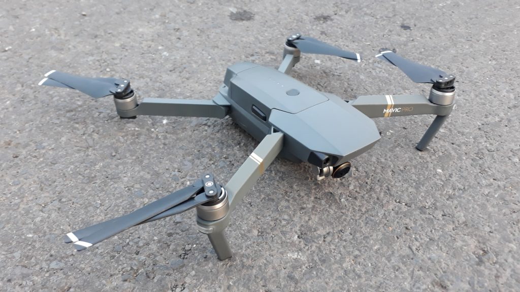 DJI Mavic Pro im ausgeklappten Zustand