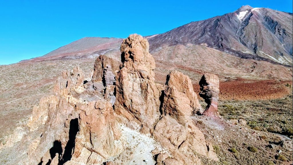 Roques de García mit Teide im Hintergrund