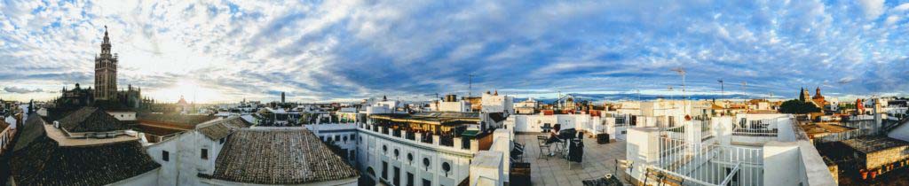 Rooftop of Grand Luxe Hostel