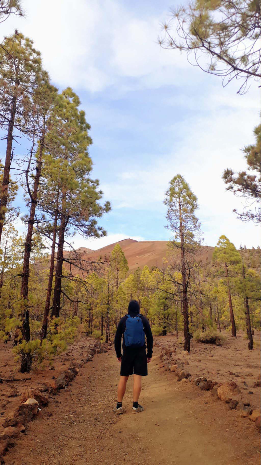 Hiking trail to the "moonscape" Paisaje Lunar