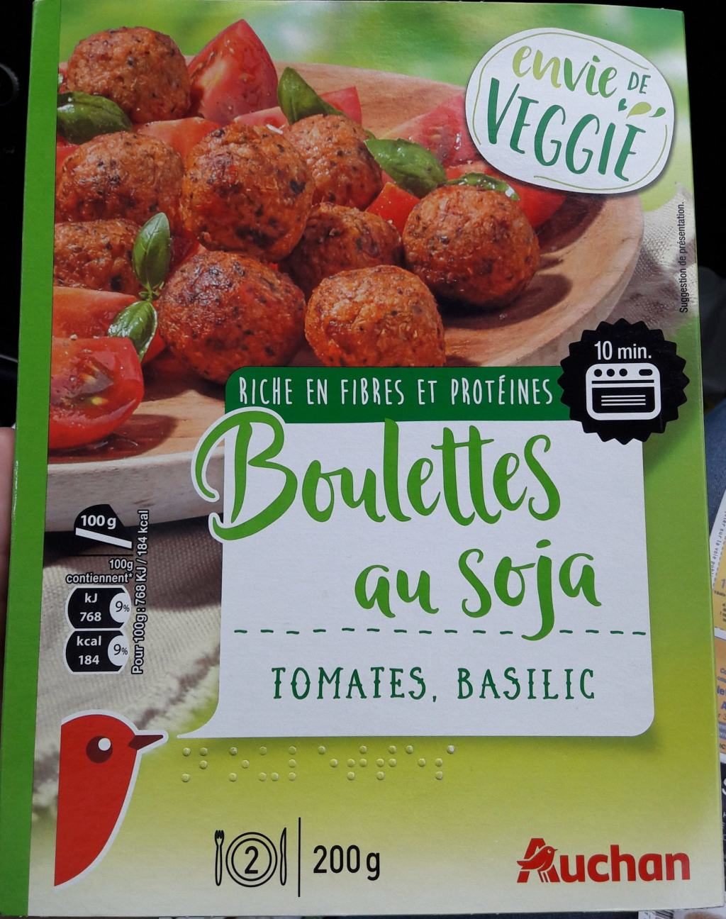 Boulettes au soja von Auchan