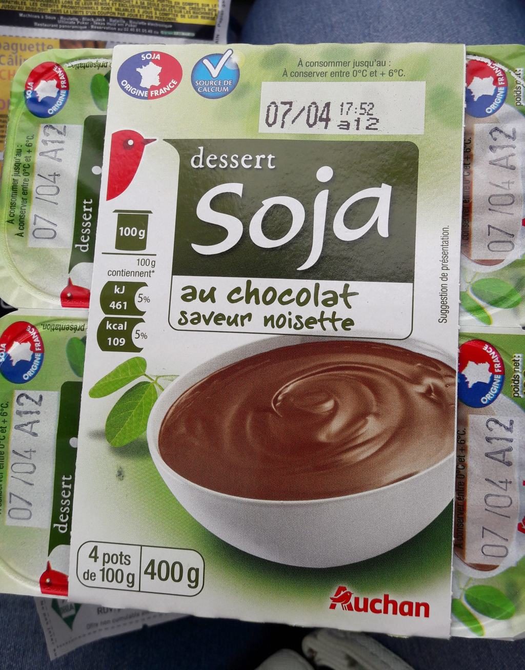 Schoko-Haselnuss-Pudding von Auchan