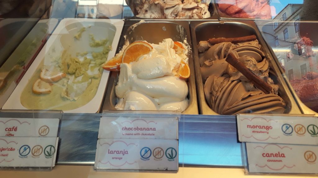 Auch Fragoleto bietet in Lissabons Innenstadt veganes Eis an