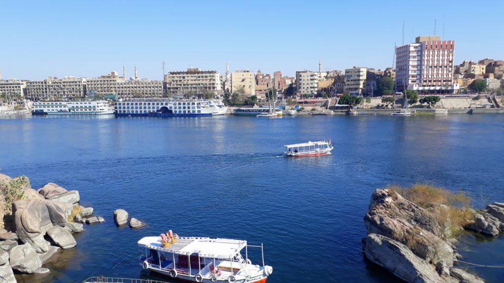 Blick von der Flussinsel Elephantine