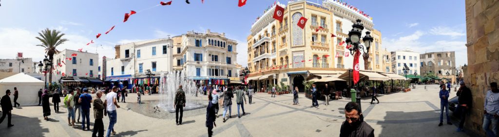 Panorama vom Place de la Victoire in Tunis