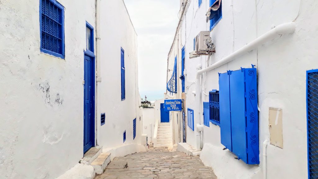 Hotels und Unterkünfte gibt es in Sidi Bou Said reichlich