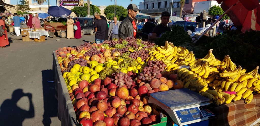 Obst und Gemüse ist in Marokko oft günstiger auf Märkten als im Supermarkt