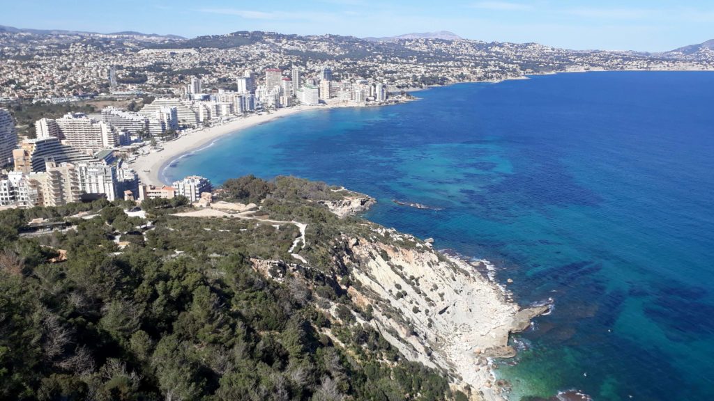 Blick auf den Playa de La Fossa