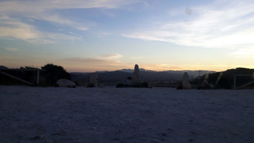 Sonnenuntergang am Cabo San Antonio