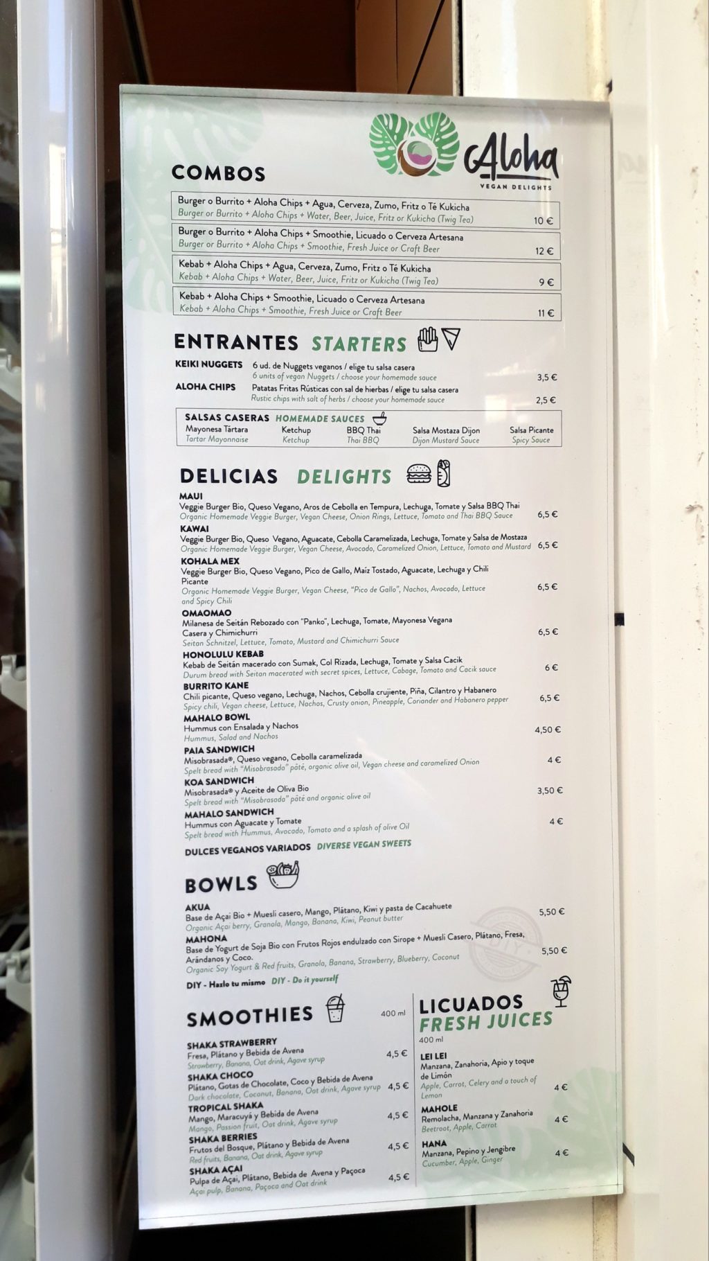 Aloha Vegan Delights Valencia