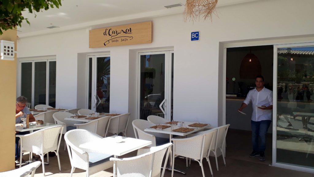 d'Carmen GastroBar in Sant Elm, Mallorca