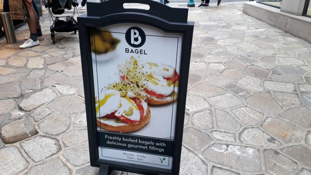 Das vegetarische "Bagel" in Palma hat auch vegane Optionen