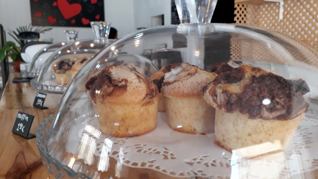 Vegane Muffins im Tablespoon Bakery Cafe in Inca, Mallorca