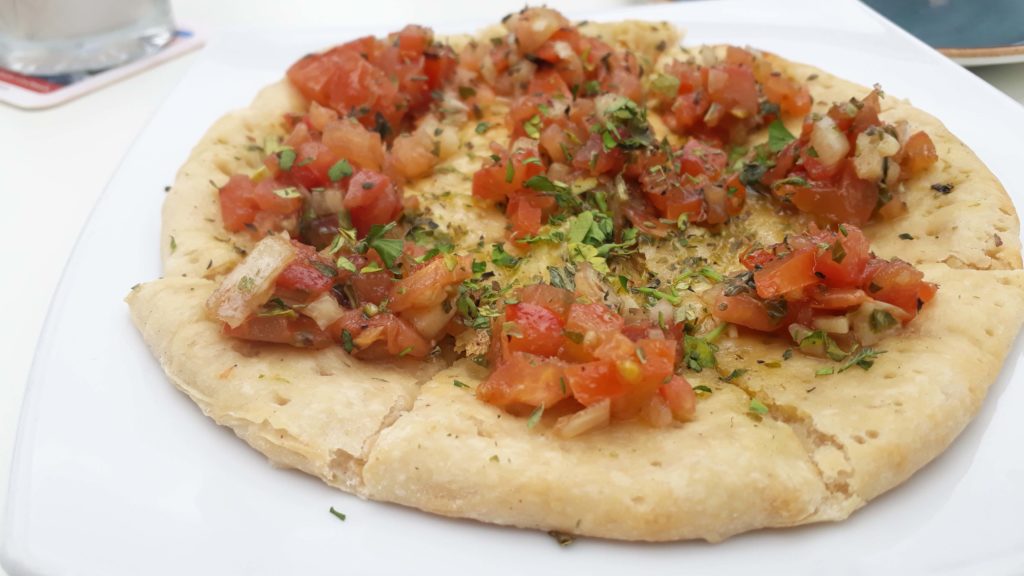 Bruschetta bei Pasta Pasta in Cala Ratjada, Mallorca bei Pasta Pasta in Cala Ratjada, Mallorca