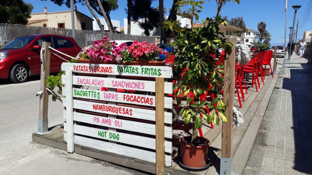 Güep Cafe in Port d'Alcúdia, Mallorca