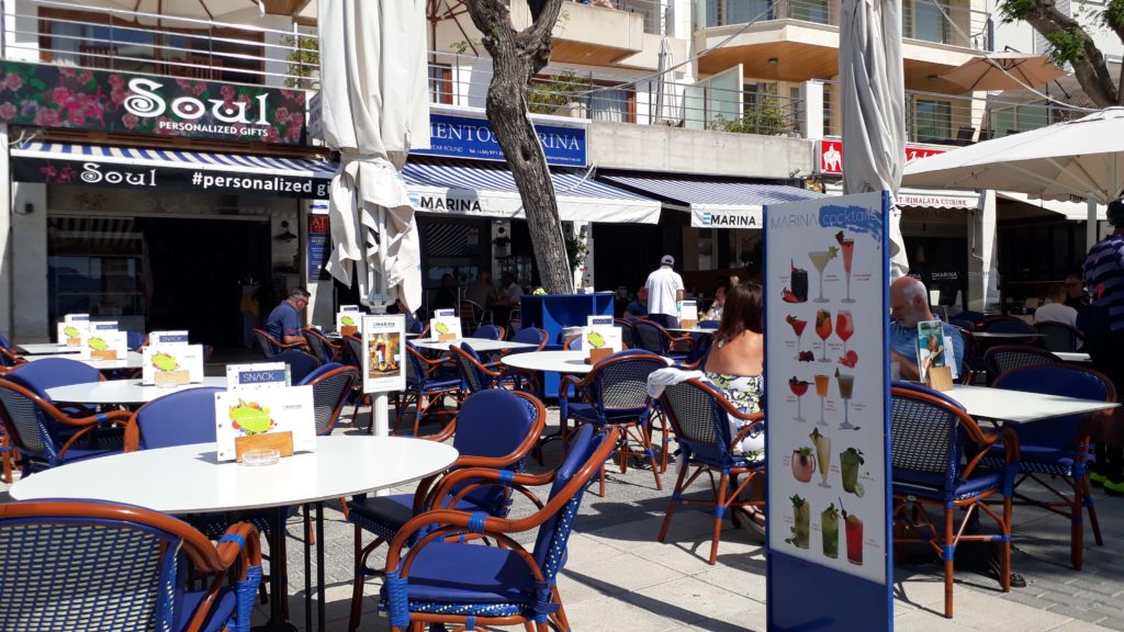 Marina Brasserie & Cocktails in Port de Pollença, Mallorca