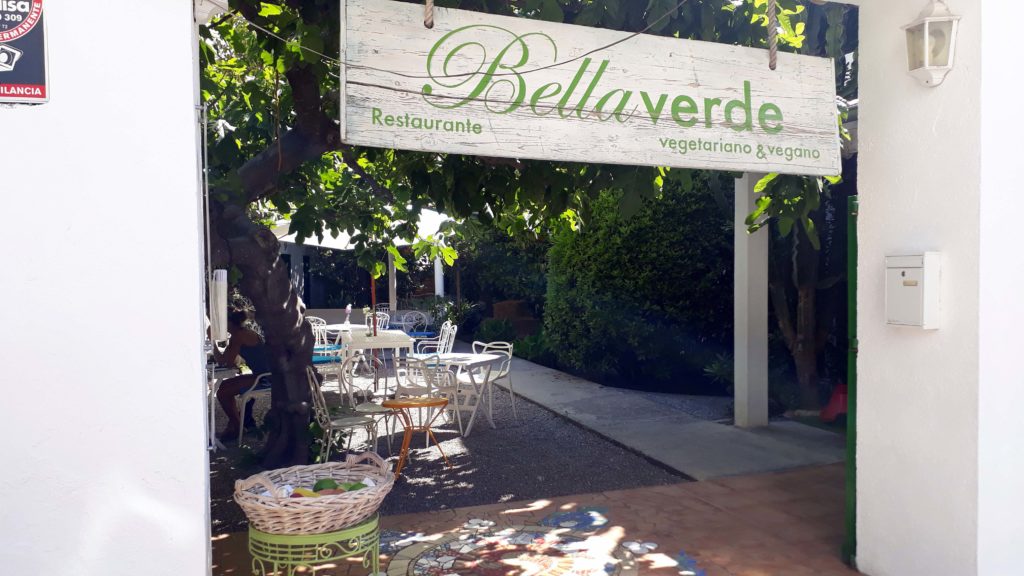 Rein vegetarisches und veganes Restaurant Bellaverde in Port de Pollença, Mallorca