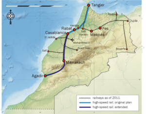 Marokkos Eisenbahnnetz