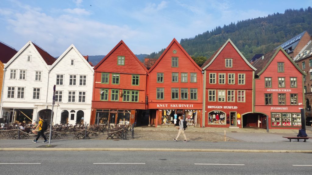 UNESCO-Weltkulturerbe: Hanseviertel Bryggen in Norwegens zweitgrößter Stadt Bergen