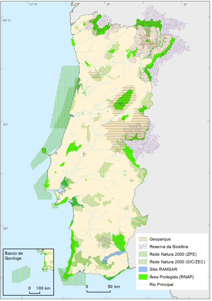 Übersicht über die Schutzgebiete des Natura-2000-Netzes