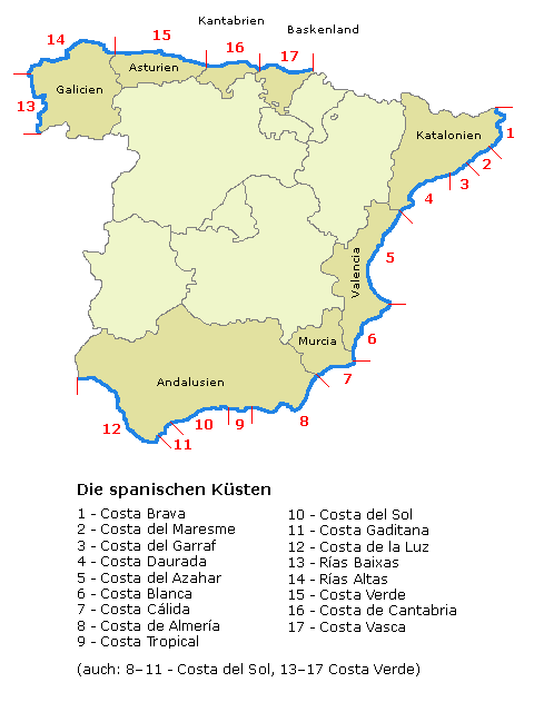 Schönste Strände Spaniens: Festland und Inseln (+Karte) – The Vegan