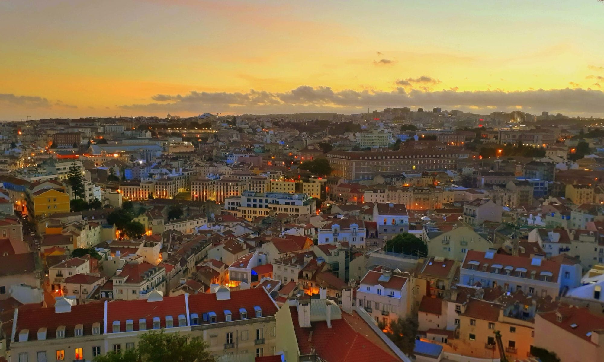 Aussichtspunkte in Lissabon für den Sonnenuntergang