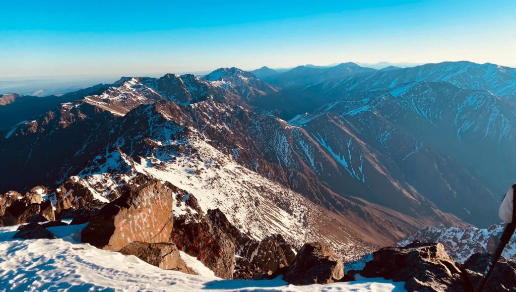 Blick vom Toubkal in Marokko