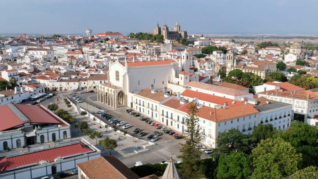 Évora von oben