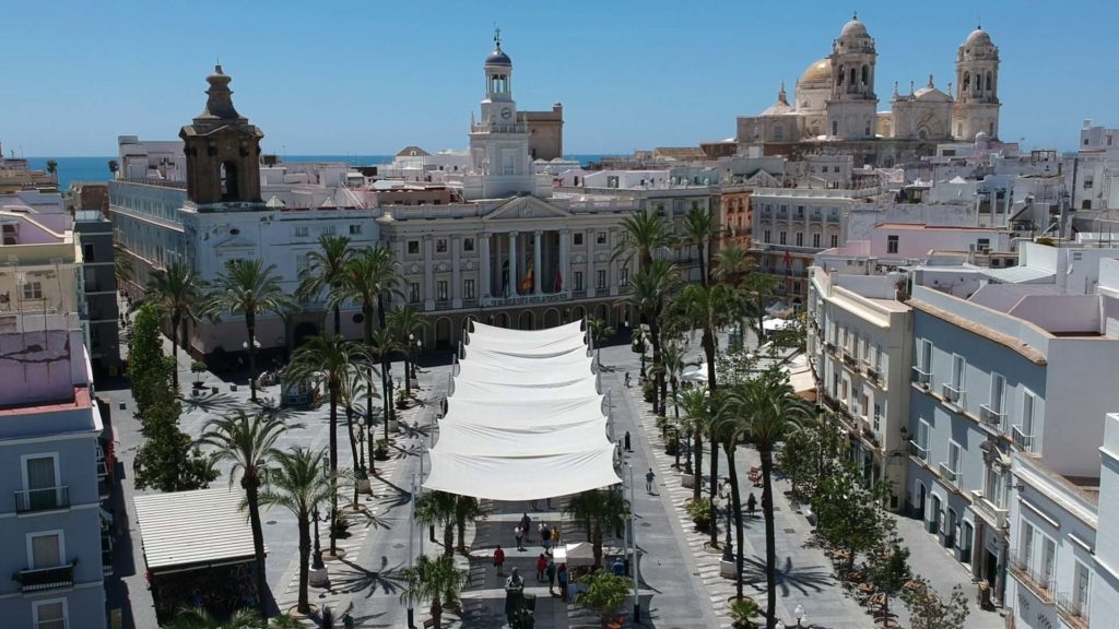 Rathaus von Cadiz am Plaza de San Juan de Dios