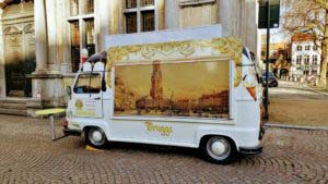Ice cream van at Burg square