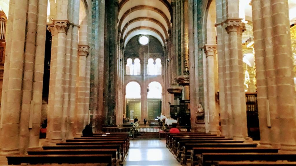 Inside the cathedral