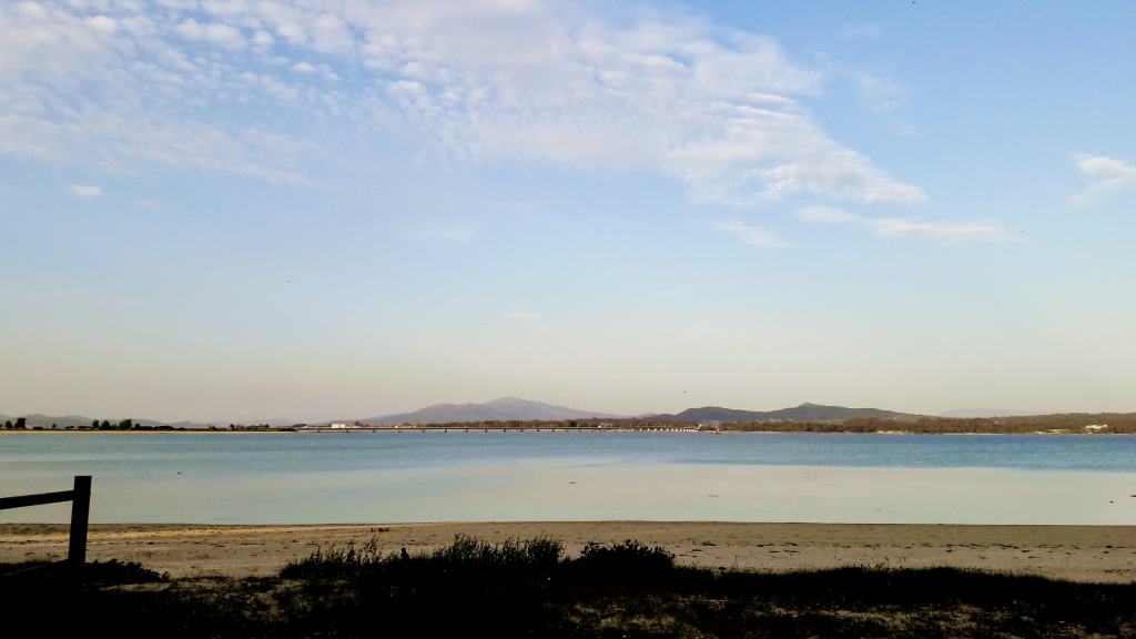 View of A Illa de Arousa from the mainland