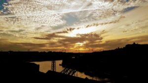 Sunset over Porto