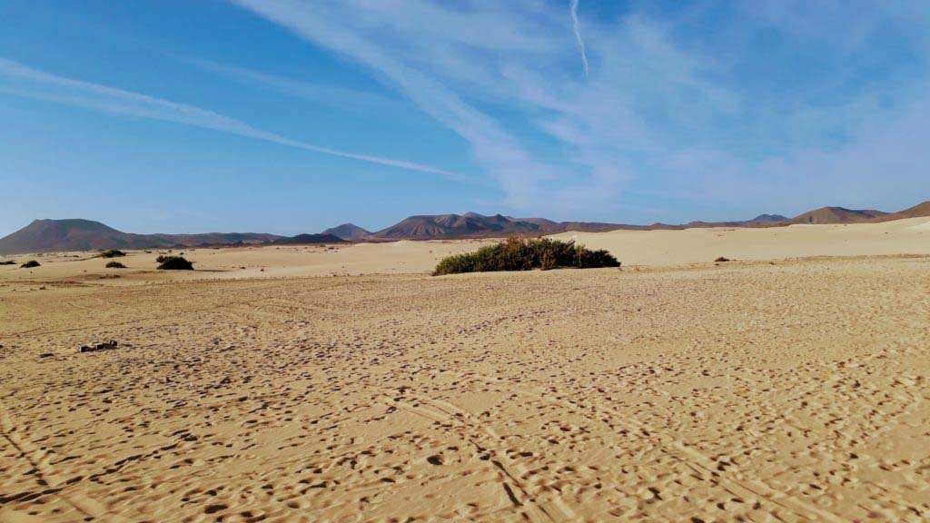 Parque Natural de Corralejo on Fuerteventura