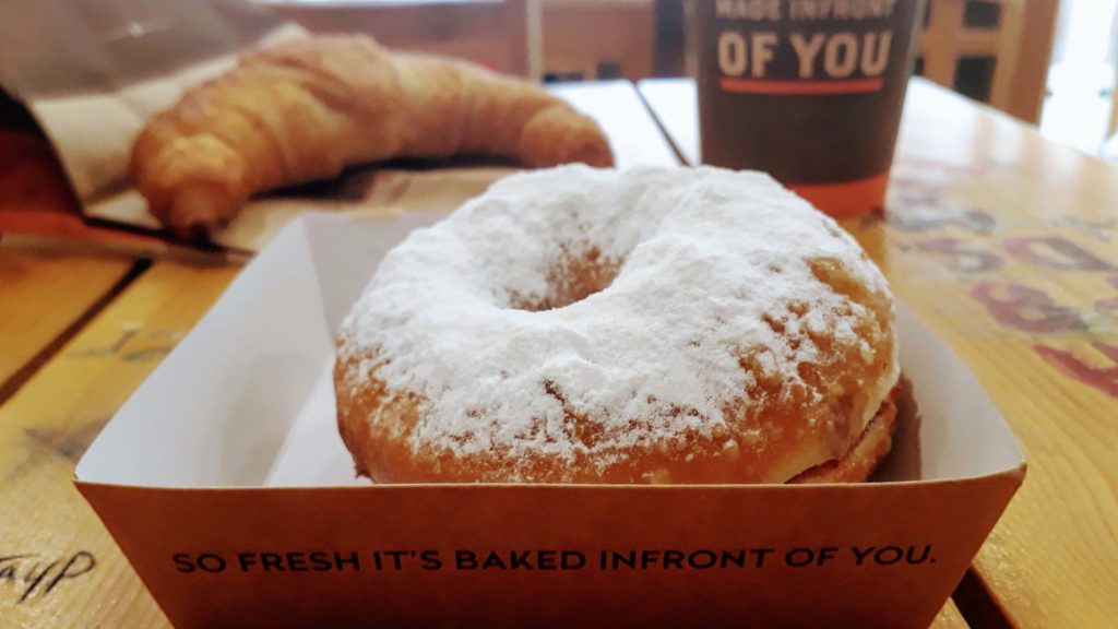 Vegan croissant and donut from TBS (The Bakery Shop)