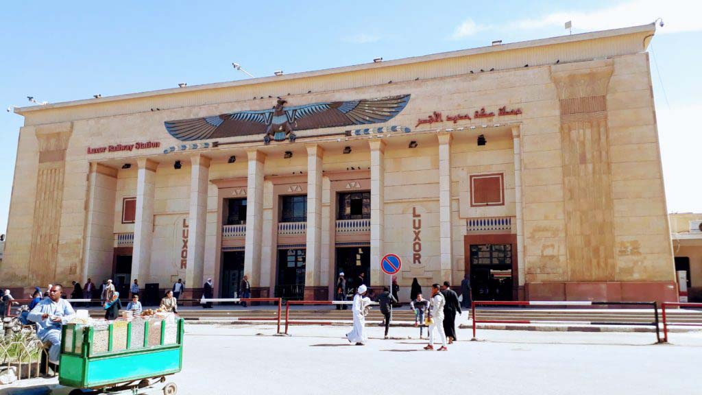 Railway station in Luxor