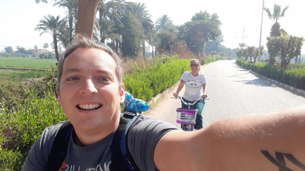 Biking in Egypt