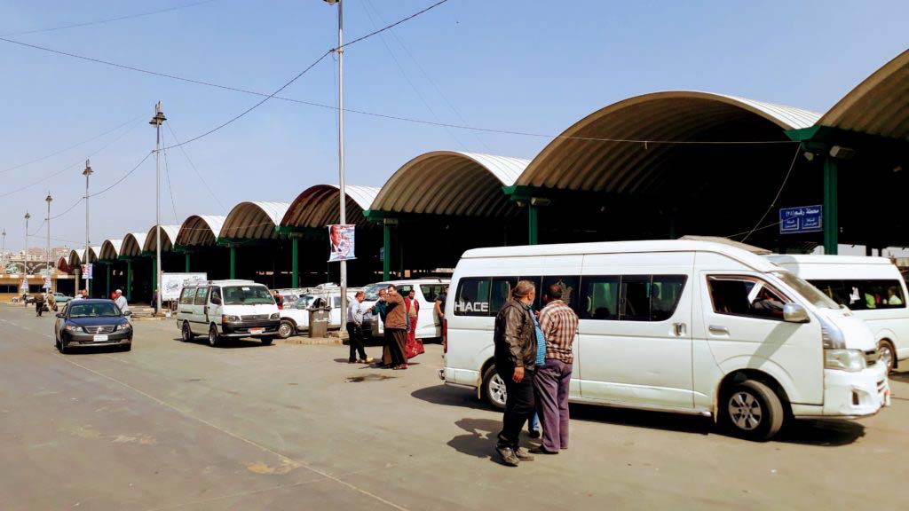 Large microbus station