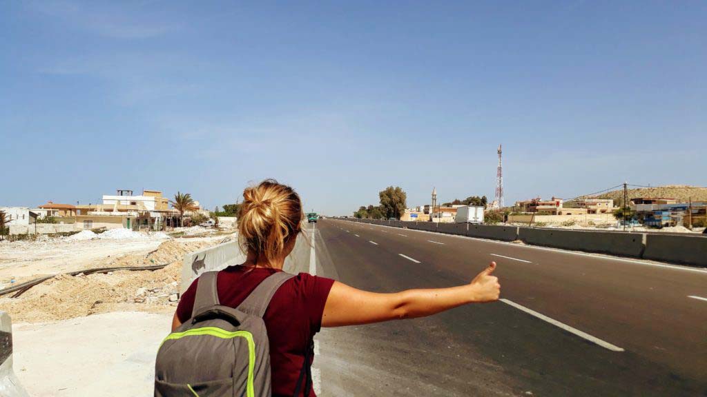 Hitchhiking in Egypt