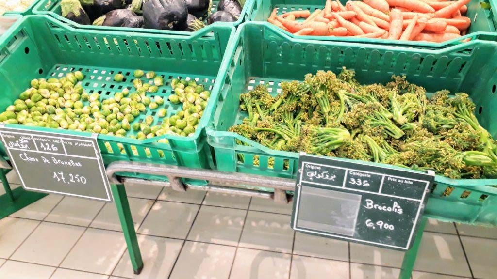 Vegetable selection in the Tunisian supermarket: Refreshingly little bred