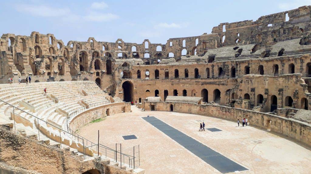 The amphitheater from the inside