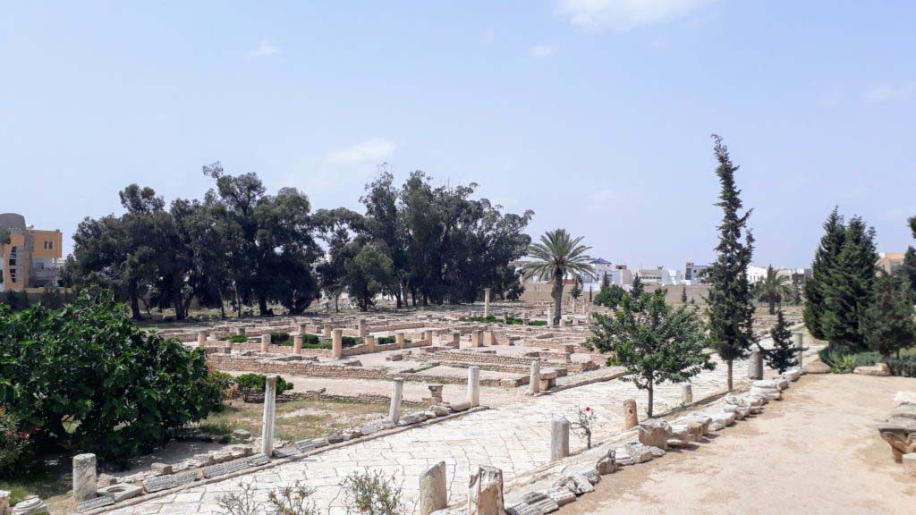 Archaeological excavations in El Djem