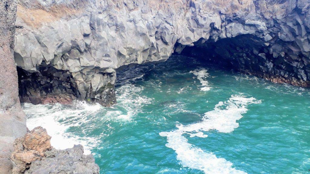 Rock formation at Los Hervideros