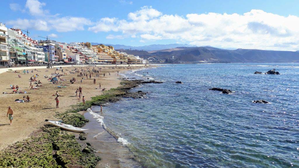 Playa de las Cantera in Las Palmas de Gran Canaria