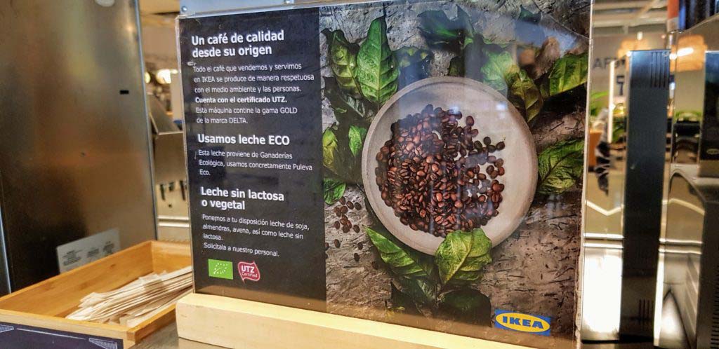 Plant milk at IKEA in Spain: There is soy, almond and oat milk available