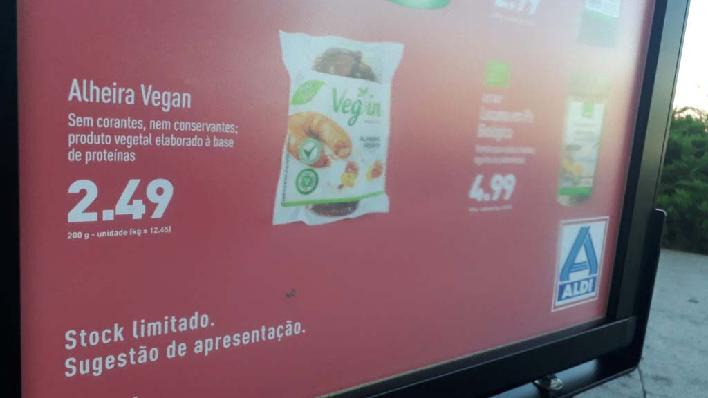 Vegan Alheira (Portuguese sausage) from Veg In