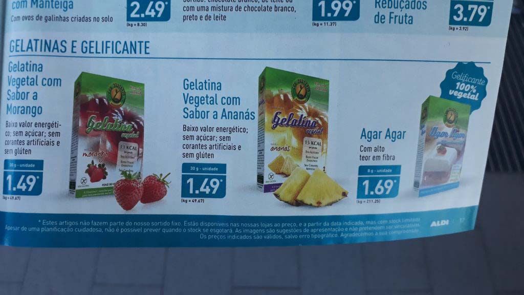 Vegetable gelatin and agar-agar