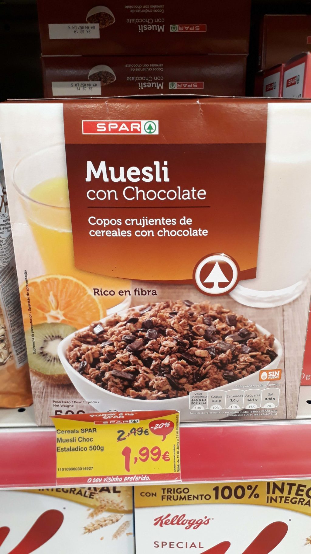 Vegan Chocolate Crunchy Muesli from Spar