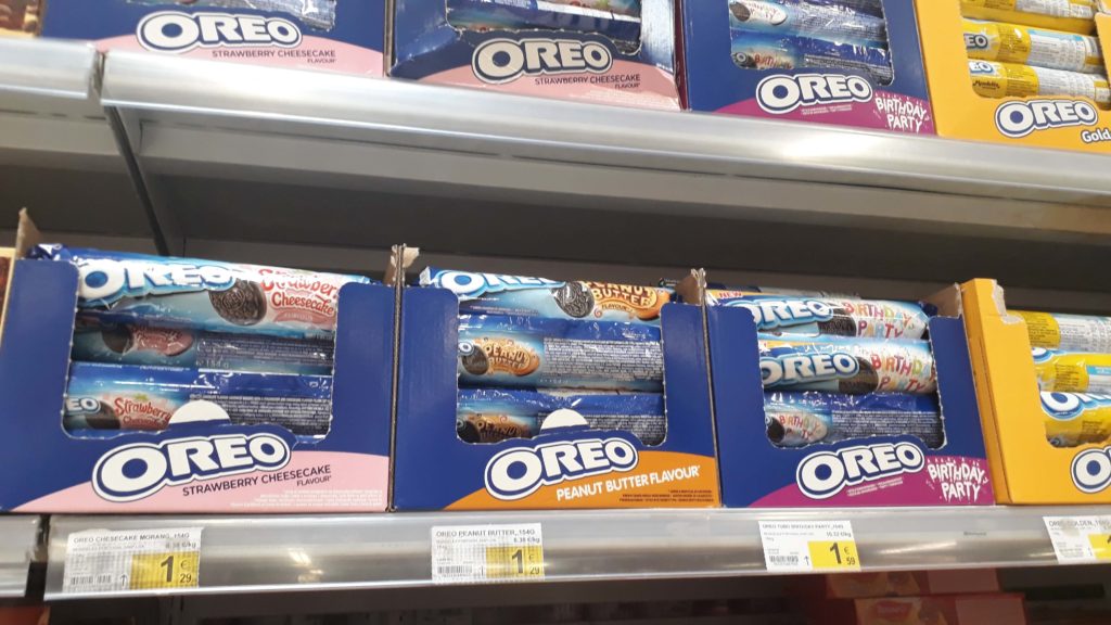 Oreo cookies in fancy varieties