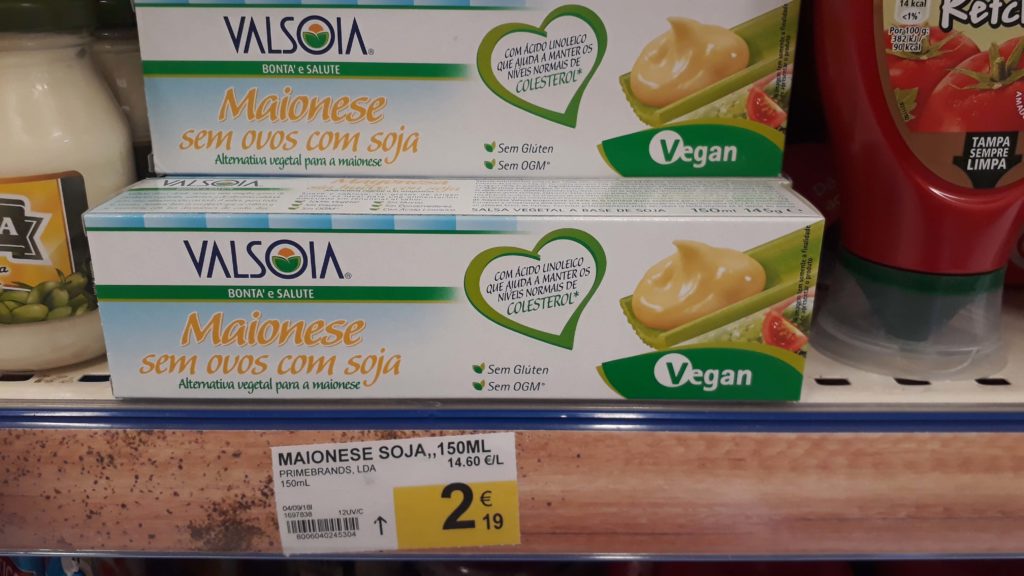 Vegan mayo from Valsoia